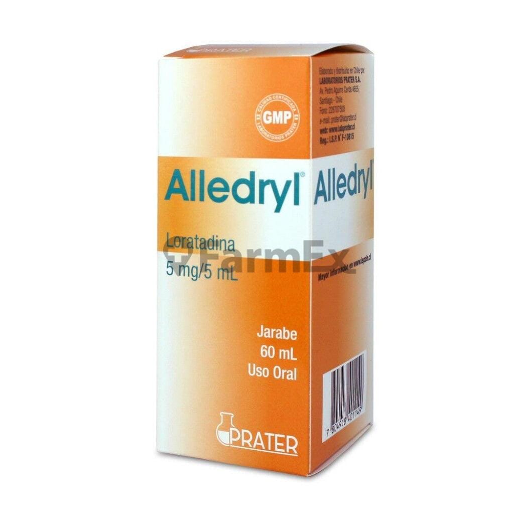 Alledryl 5 mg / 5 mL x 60 mL susc-1 de 3 meses Farmex-Suscripciones-Persistente